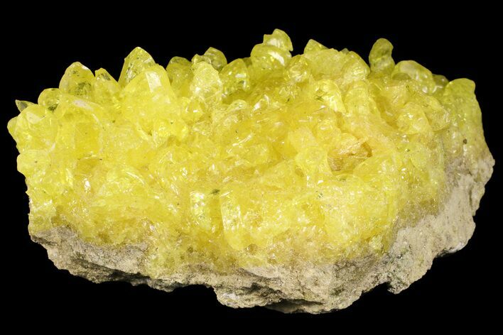 Sulfur Crystals on Matrix - Bolivia #66297